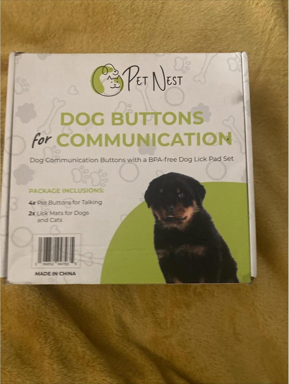Voice Record Dog Buttons for Pet Communication 4 Buttons